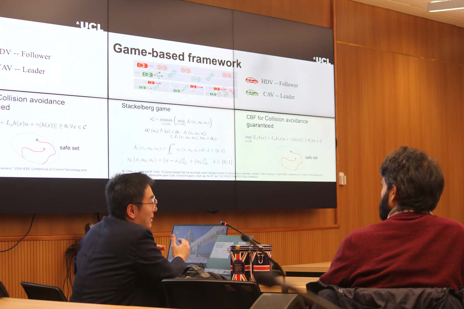 Dr. Boli Chen discussing