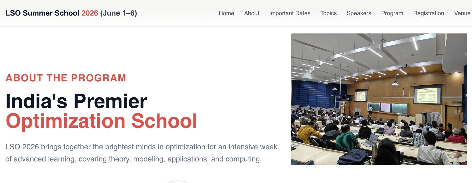 LSO Summer School